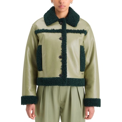 Scotch & Soda Кожено яке за жени Scotch & Soda | Zelen | ЖЕНИ | S