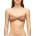 SUNDEK Cross-banded with wrinkled effect bikini top - Brown (Earth)