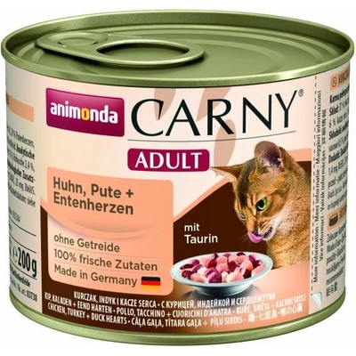 Animonda Carny Adult kura morka a kačacie srdcia 200 g