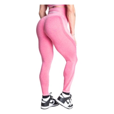 Better Bodies CURVE SCRUNCH LEGGINGS HOT PINK MELANGE