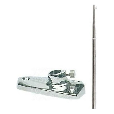 Nerezový držák vlajky 40cm s pochromovanou základnou 22-STOCKN400