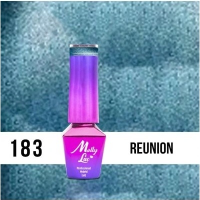 Molly Lac gél lak 183 Reunion Modrá 5 ml