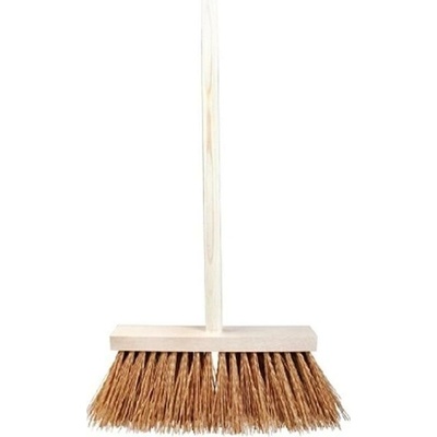 Spokar metla zatloukané 24 cm PVC vlákno 13 cm s holí 120 cm 379178