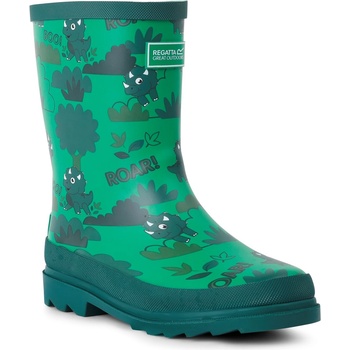 Regatta Гумени ботуши Regatta Kids' MudplayJNRII Wellies - StmpDnPr(Gr)