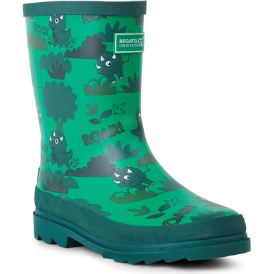 Regatta Гумени ботуши Regatta Kids' MudplayJNRII Wellies - StmpDnPr(Gr)