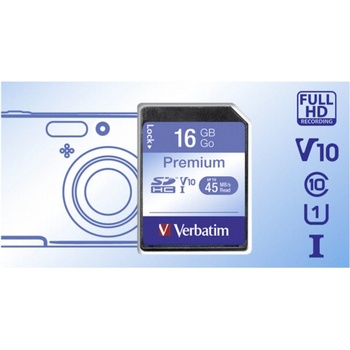 Verbatim SDHC 16 GB Class 10 43962