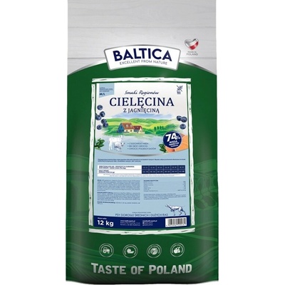 Baltica Smaki Regionów Teľacie s Jahňacím M/L 12 kg