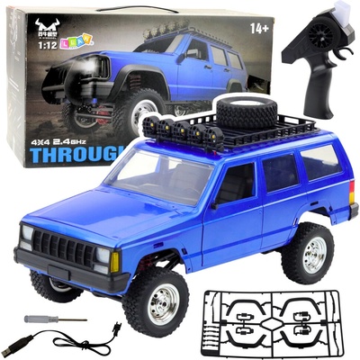 Lean Toys RC Terénní auto 4x4 MN78, modrá, 1:12