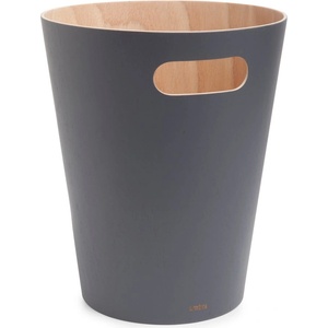Umbra Тъмносиво офис кошче за боклук 7, 5 l Woodrow - Umbra (082780-618)