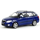 Zberateľské modely Welly Škoda Fabia Combi II 2009 modrá 1:24