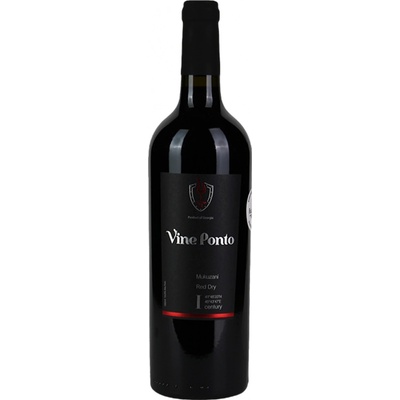 Vine Ponto Mukuzani Qvevri červené 2020 13,5% 0,75 l (holá láhev)