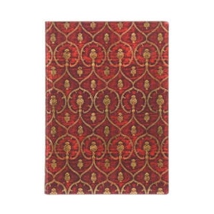 Red Velvet Midi Lined Softcover Flexi Journal (Elastic Band Closure) | Paperblanks (2023)