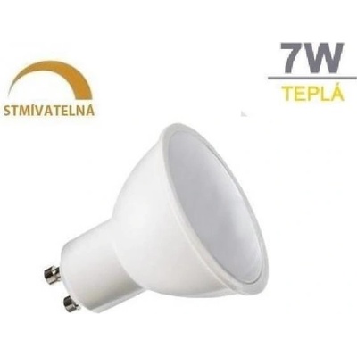 Optonica LED žárovka 7W 8xSMD2835 GU10 500lm teplá bílá STMÍVATELNÁ