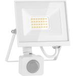 Mexen Luxpro+ LED прожектор с датчик за движение, 20W, Студен - 6500K, 2200 lm, бял (L236-020-65-20)