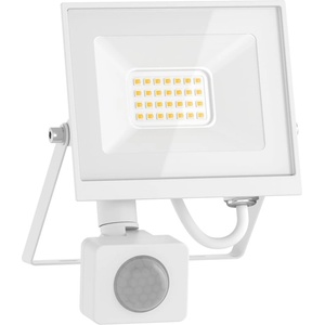 Mexen Luxpro+ LED прожектор с датчик за движение, 20W, Студен - 6500K, 2200 lm, бял (L236-020-65-20)