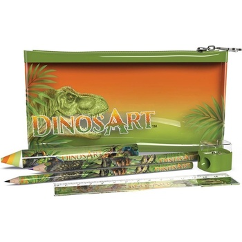 Image 1 of Nebulous Stars - DinosArt, Комплект с ученически принадлежности с несесер, Динозаври