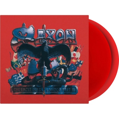 Saxon The Eagle Has Landed Part Ii Coloured Transparent Red 2 Vinyl LP