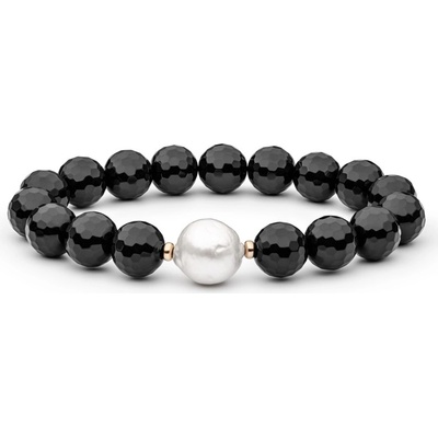 Gaura Pearls perlový Brunela edisonova perla onyx 214-35B bílá