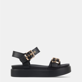Miso Сандали Miso Women's Chunky Strap Flat Sandals - Black/Gold