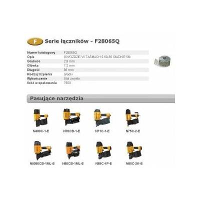 Bostitch NAILS F 2, 80 x 65mm 7500pcs F28065Q