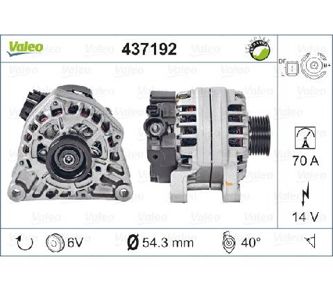 Alternátor VALEO 437192