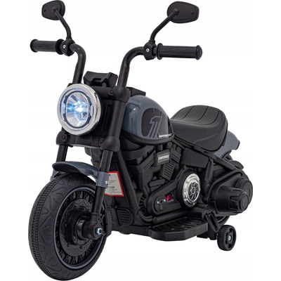 Majlo Toys Detská elektrická motorka Faster sivá