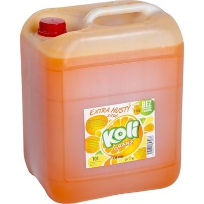 Koli sirup EXTRA hustý pomeranč 10 l – Sleviste.cz