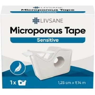 LIVSANE Sensitive mikroporézní páska 1,25 cm x 9,14 m
