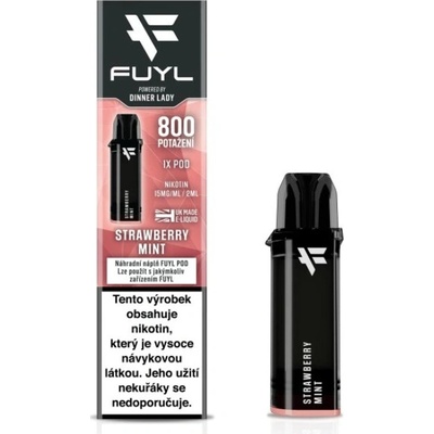 Dinner Lady Fuyl Pod Strawberry Mint 15 mg