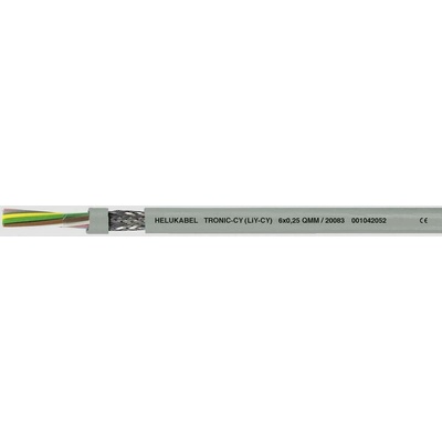 Helu 16010-1000 datový LiYCY 12 x 0.5 mm² šedá 1000 m
