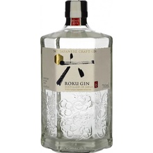Suntory Roku Japanese Craft Gin 43% 0,7 l (čistá fľaša)