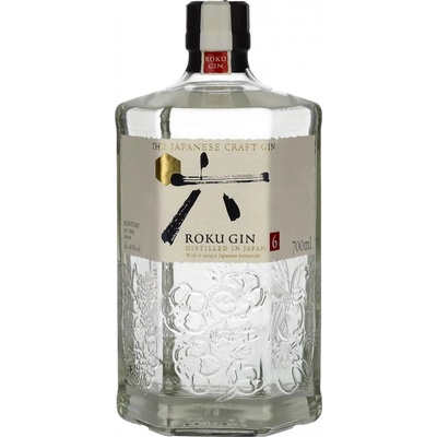 Suntory Roku Japanese Craft Gin 43% 0,7 l (čistá fľaša)