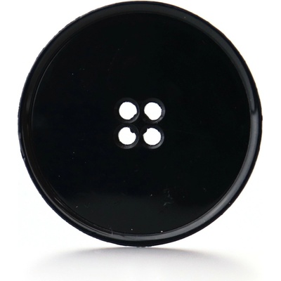 Pro Háčkování Knoflík kulatý plast 39 mm, černý