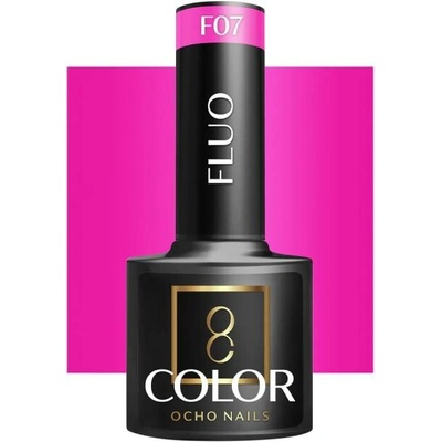 Ocho Nails Hybridný gél lak na nechty Fluo F 07, 5 g