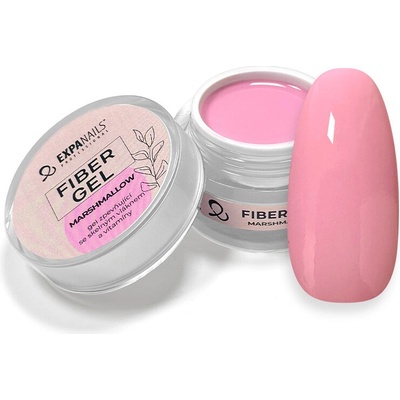 Expa nails Uv Led gel Fiber zpevňující gel se skelnými vlákny marshmallow 50 g