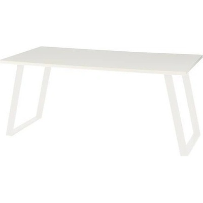 Manutan Shape, 160 x 80 x 75 cm, šikmé provedení, podnoží bílé, bílá