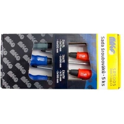MAGG SR5005 Sada šroubováků PL,PH,PZ 5ks -