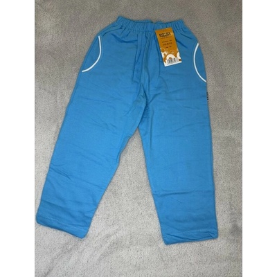 DOTEX D&D s.r.o Dětské bavlněné tepláky tyrkysová