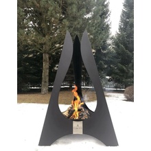 Westmann Krb s grilom 70 x 41 x 229 cm čierny