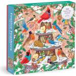 Galison - Puzzle Festive Fearhers methal puzzle - 500 piese