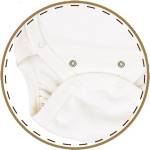 Bio Baby Бебешко боди прегърни ме от органичен памук, Екрю (97218101)
