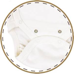Bio Baby Бебешко боди прегърни ме от органичен памук, Екрю (97218101)