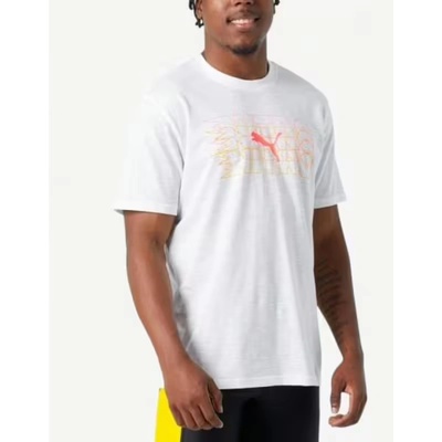 PUMA Graphic Nitro Tee White