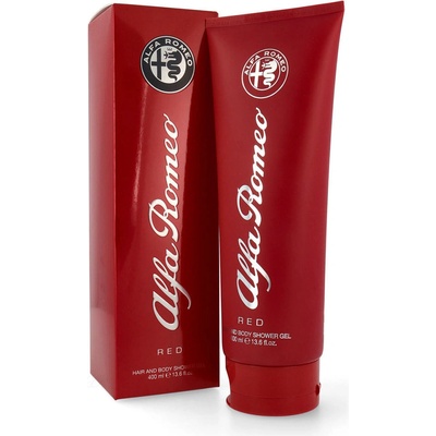 Alfa Romeo Red sprchový gel na tělo a vlasy 400 ml