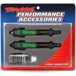 Traxxas Амортисьор Traxxas GTR xx-long алуминий/PTFE зелен, бутални пръти TiN (2)