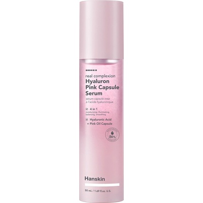 Hanskin Real Complexion Hyaluron Pink Capsule Serum hydratačné pleťové sérum 50 ml