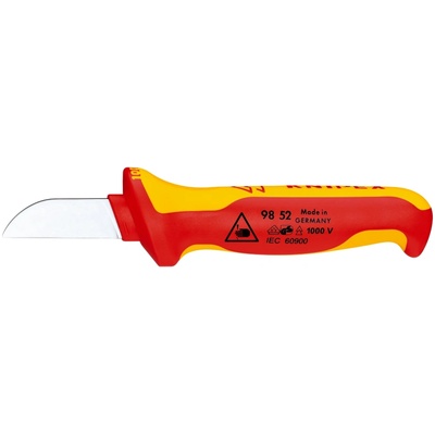 KNIPEX Кабелен нож, VDE 1000V жълто-червена ръкохватка 190мм, Knipex (K9852)