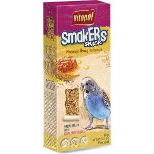 Vitapol „Smakers за вълнисти папагали, с аромат на мед, 2 бр