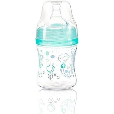 BabyOno Antikoliková fľaša so širokým hrdlom zelená 120 ml