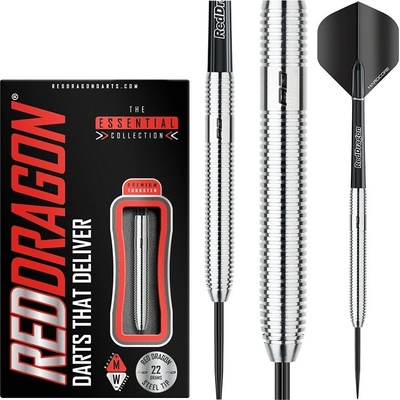 Sada steel šípok Red Dragon Defender 2 - 22g, 85% wolfram